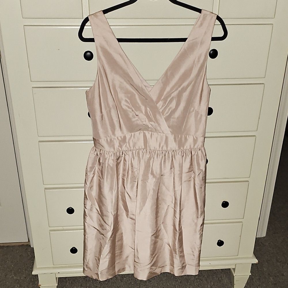 Boden Cream Silk Dress